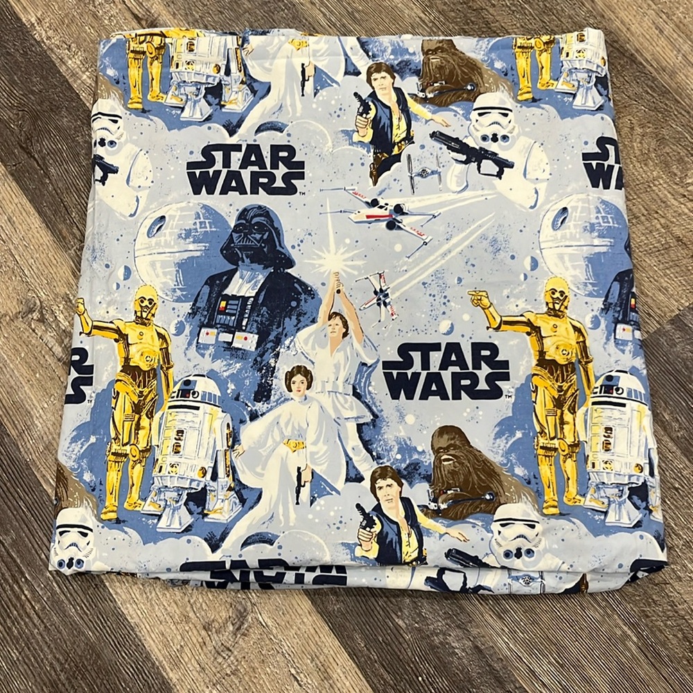 Pottery Barn Kids Star Wars  Full Flat Sheet